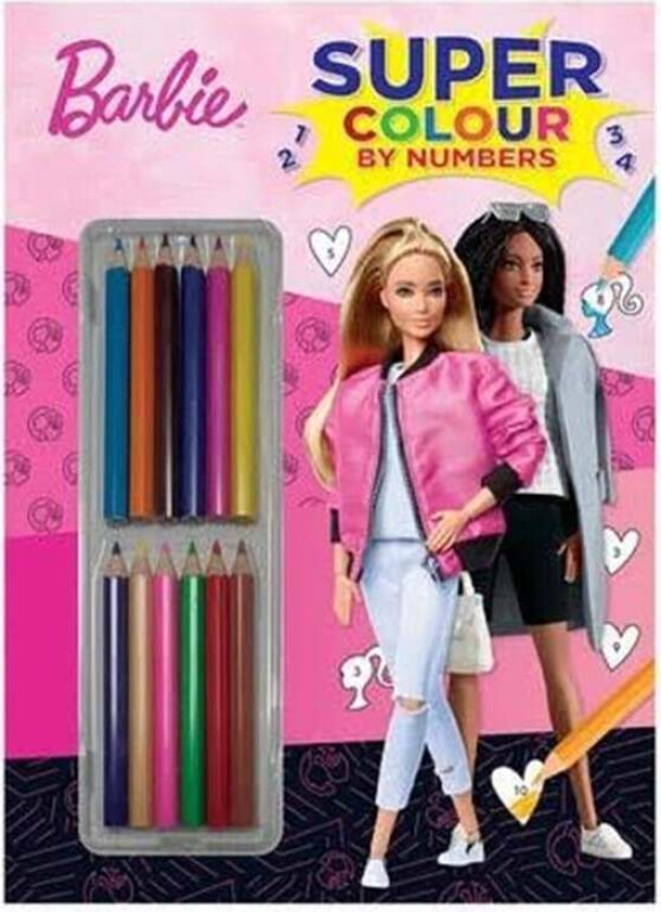 BARBIE Super Colour By Numbers