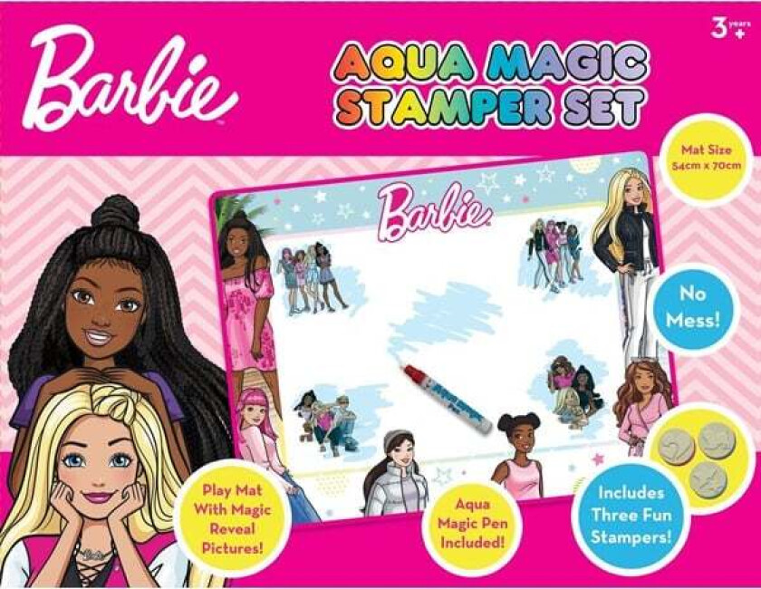 BARBIE Aqua Stamper Set