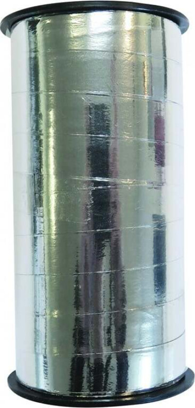 Gavebånd poly. Sølv 10mm*50M.