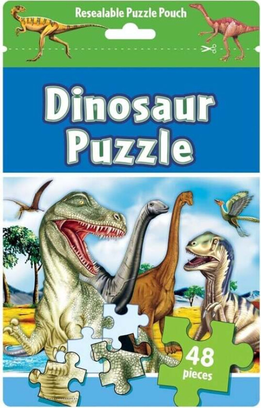 Puslespil Puzzle Bag DINOSAURUS