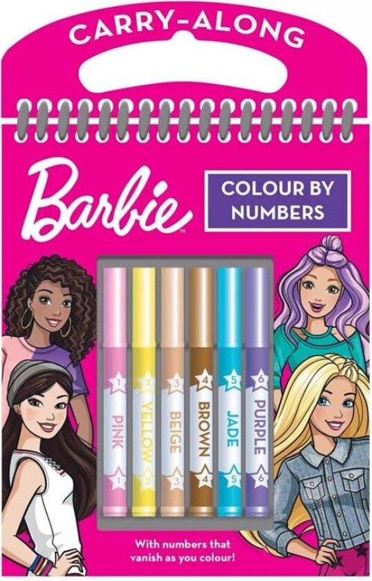 BARBIE Colour By Numbers Set
