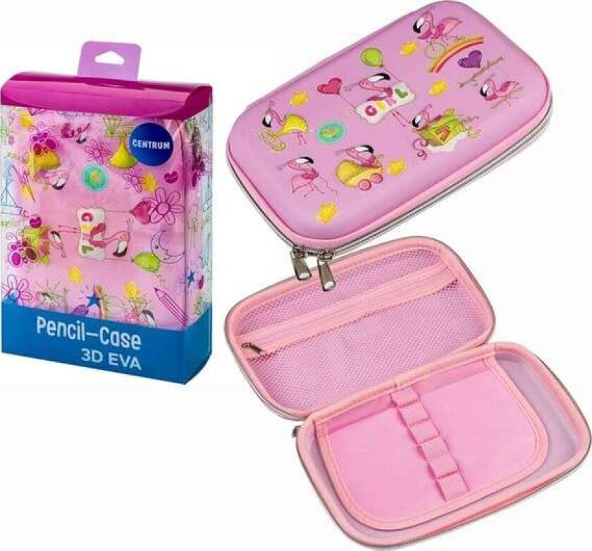 Penalhus PINK FLAMINGO 20*10*5cm.