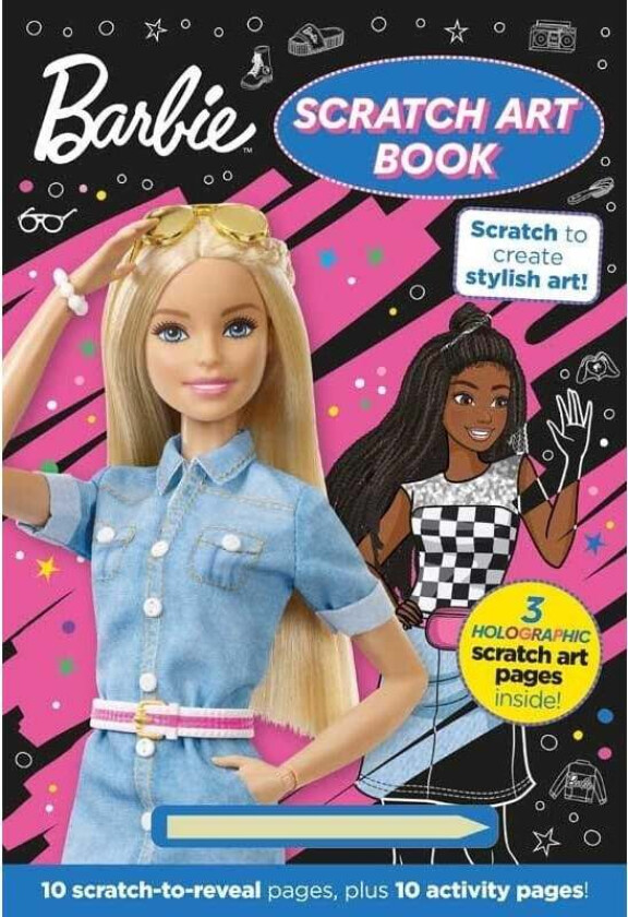 BARBIE Scratch Art Book