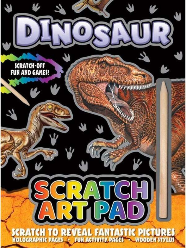 DINOSAURUS Scratch Art Pad