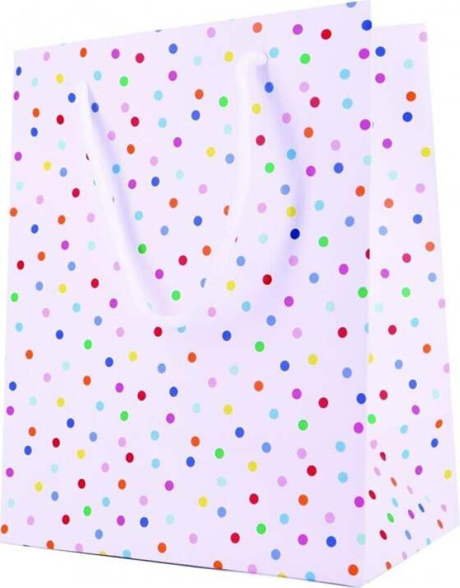 Gavepose 22.5*18*10cm. 2 stk. PRIKKER