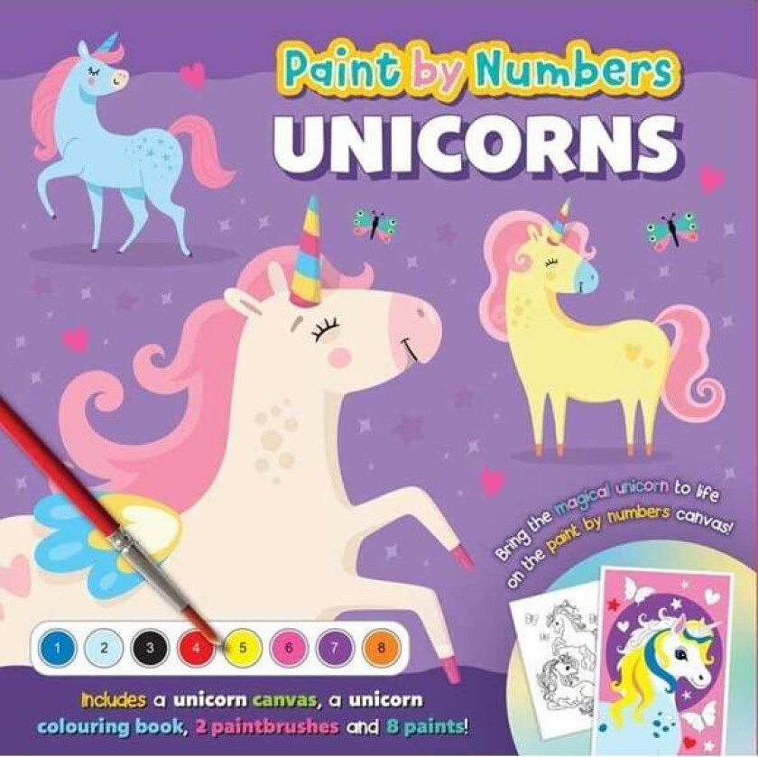 UNICORN Paint by Numbers Activity Kit