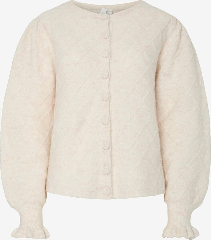 Kardigan yasThelma LS Wool Blend Knit - Grå