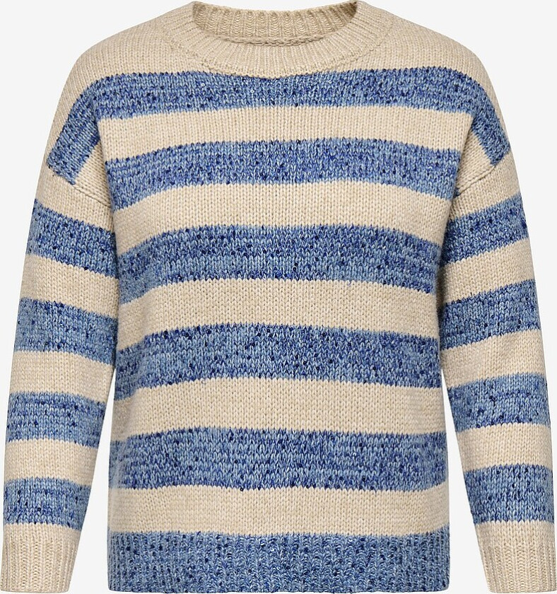 Pullover carundee Life LS Seq Stripe O-neck - Beige