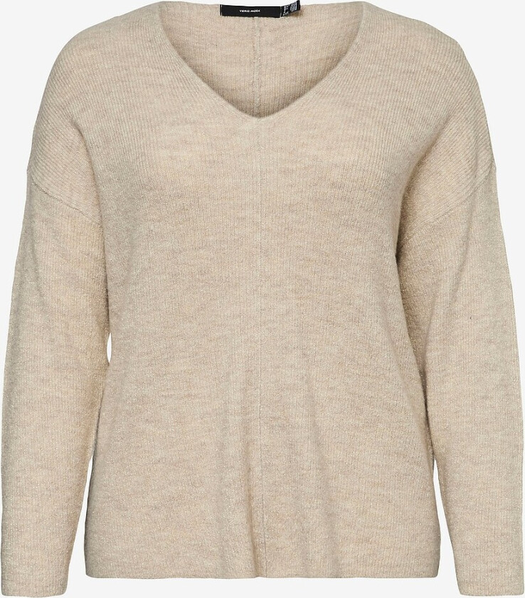 Pullover vmcCrewlefileglitter LS - Grå