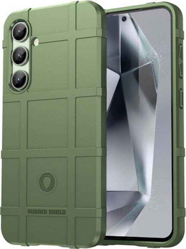 Rugged Shield Samsung Galaxy S24 FE deksel - Grønn