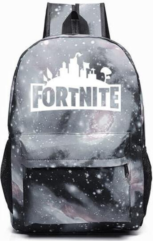 Galaxy Fort-nite ~ Storm Gløder I Mørket Skolesekk Ryggsekk