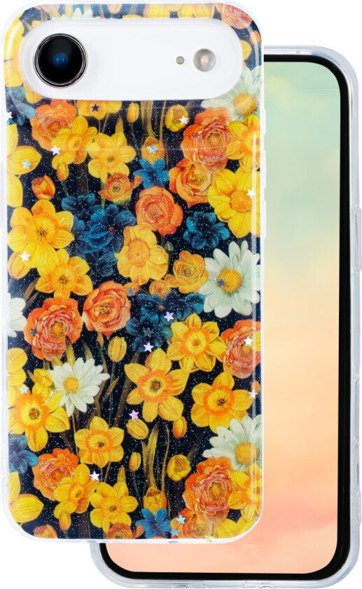 Glow Glam Deksel for iPhone 17 Air - Oransje