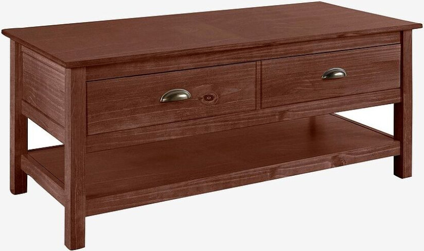 Salongbord med 2 skuffer Harry, Brun