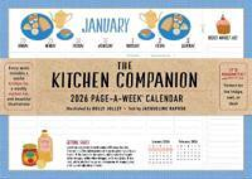 Kitchen Companion Page-A-Week Calendar 2026