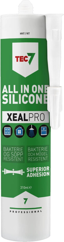 Xealpro Silikonfugemasse Hvit