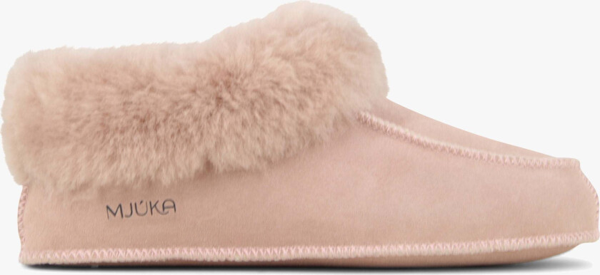 Geir Slippers, Rosa, 30 - Innesko & Tøfler - Semsket skinn,Ull