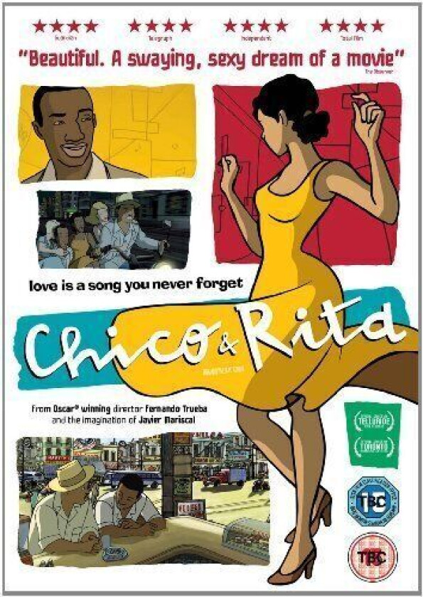 Chico And Rita DVD (2011) Javier Mariscal Cert 15 Region 2