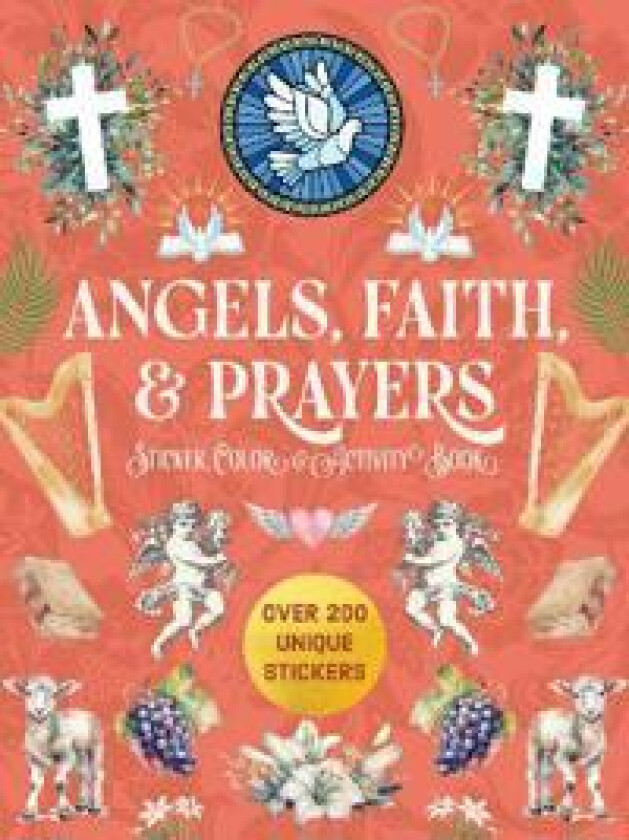Angels, Faith & Prayers Sticker, Color & Activity Book