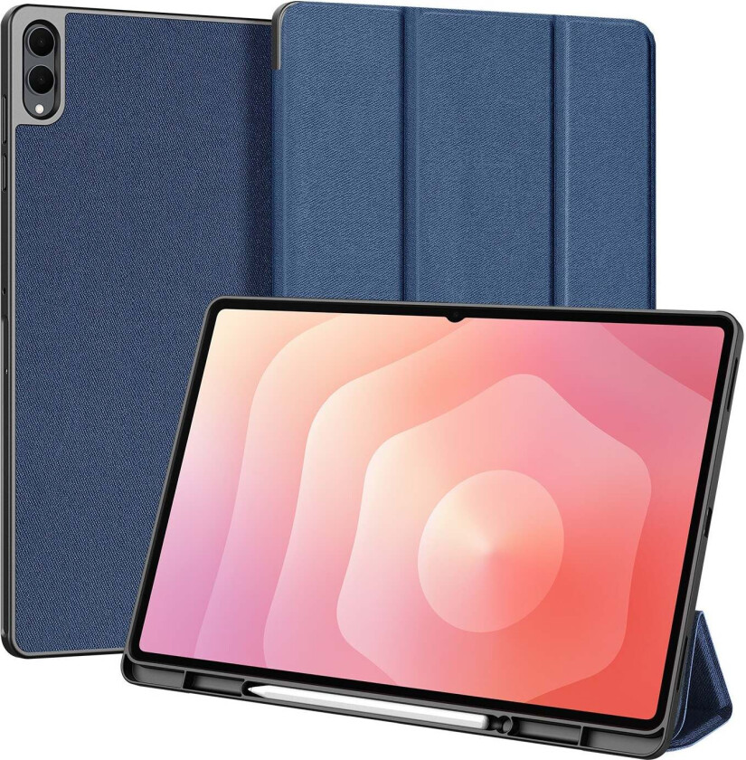Samsung Galaxy Tab S11 Ultra DUX DUCIS DOMO Series Flip Deksel med Penneholder - Blå