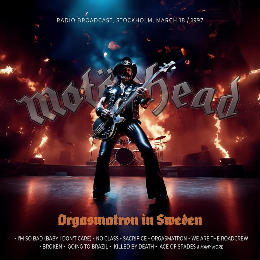 Motörhead Orgasmatron in Sweden CD