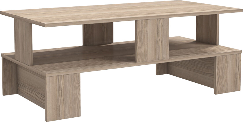 Velenje Sofabord 120 cm - Natur/Mørkebrun