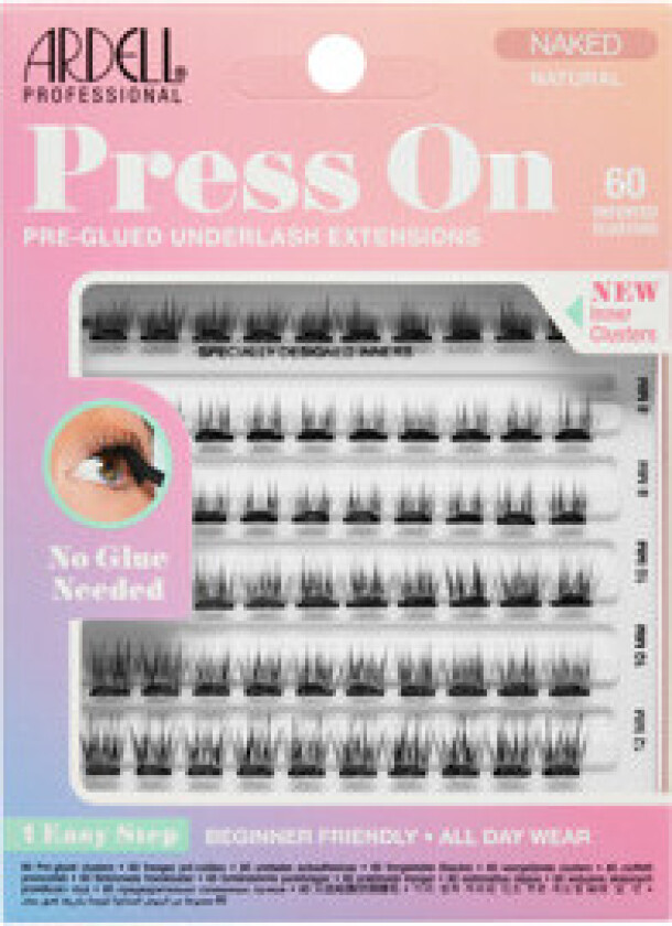 Press On Underlash Natural Extension 1 set Naked