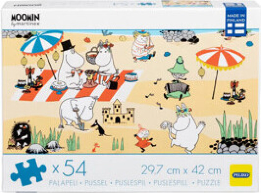 Puslespill 54 Biter Mummi Stranddag