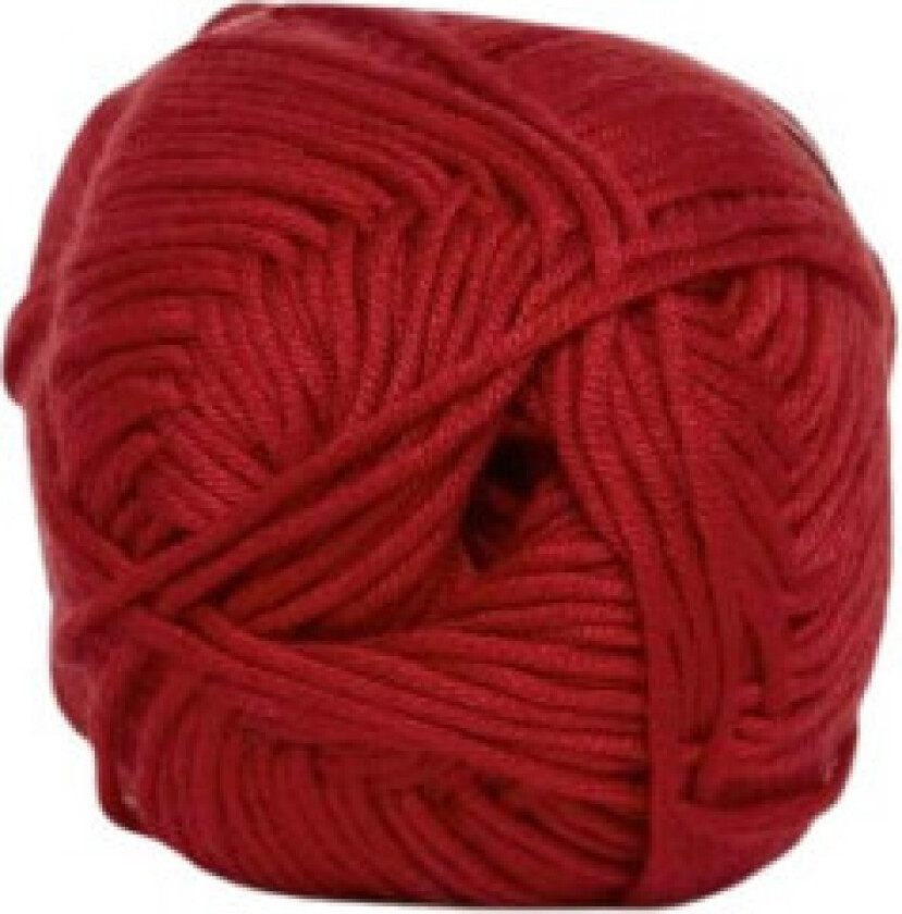 Bommix Bamboo Garn Farge 4501 Rød