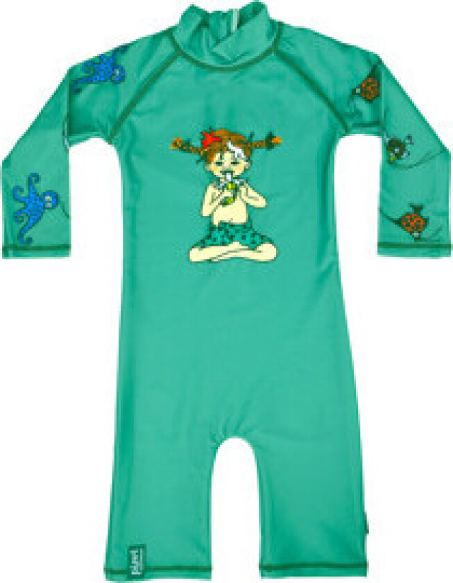 UV-drakt Pippi Sørhavet Grønn 74-80 cl