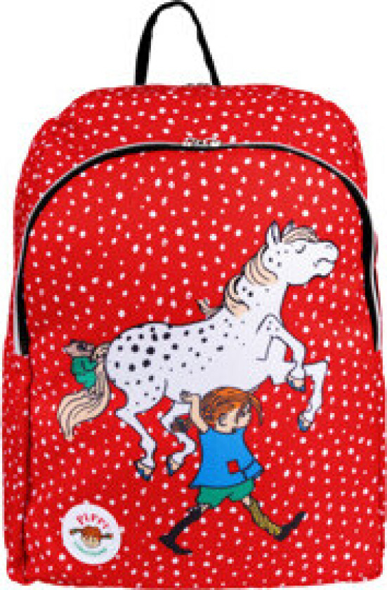 Pippi Katt Ryggsekk Sterk Rød