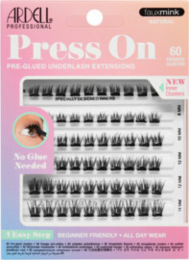 Press On Underlash Natural Extension 1 set Faux Mink