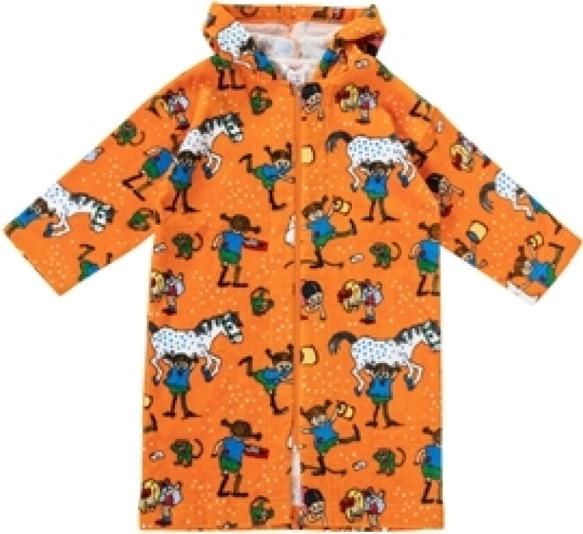 Pippi Langstrømpe Badekåpe 86-92 cl