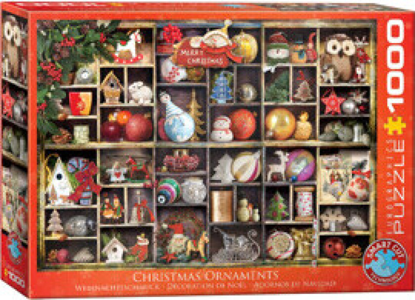 Puslespill 1000 Biter Christmas Ornaments