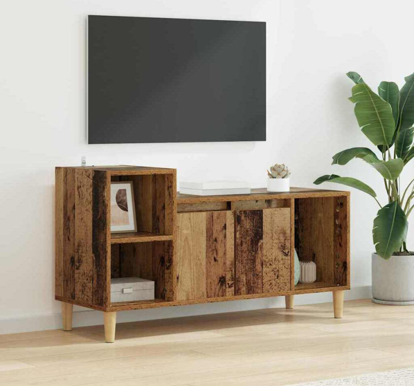 TV-skap Gamle tre 100 x 35 x 55 cm Konstruert tre