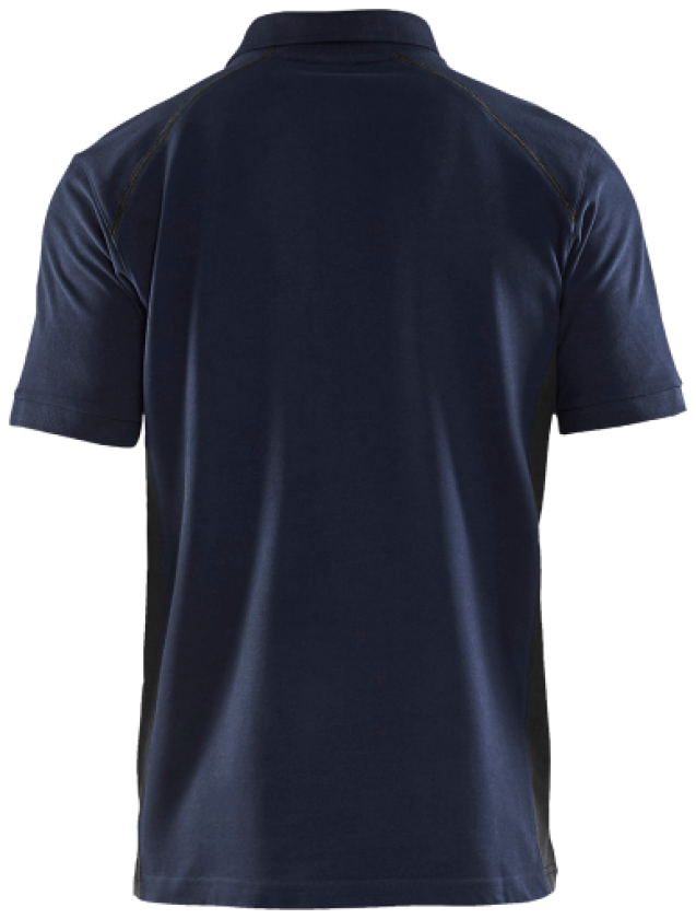 Poloskjorte marineblå l
