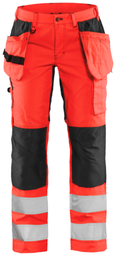 High Vis-bukser for kvinner med stretch