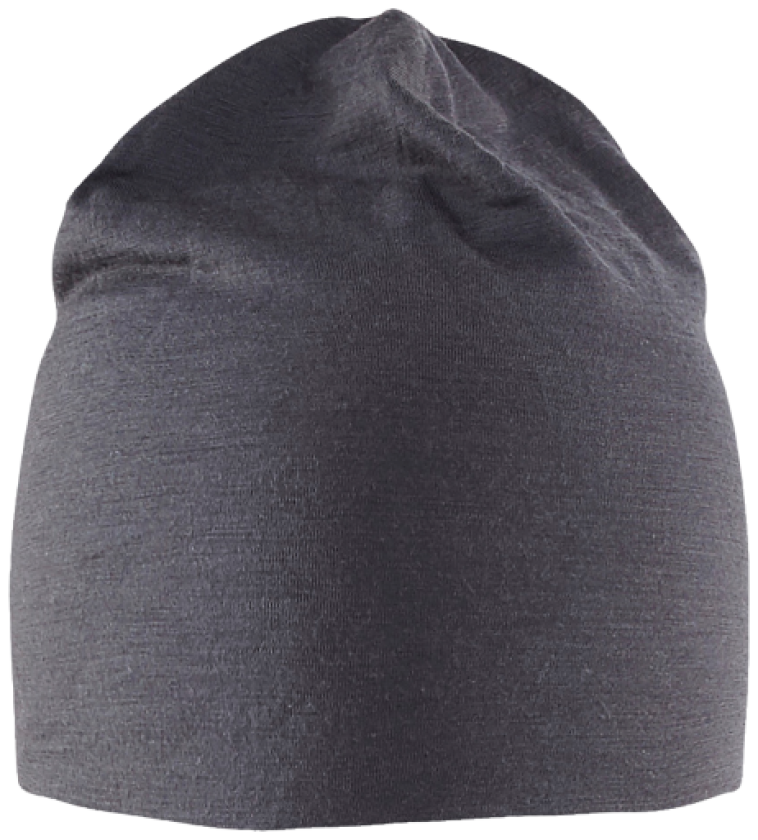 Merino Beanie Mørkegrå one size