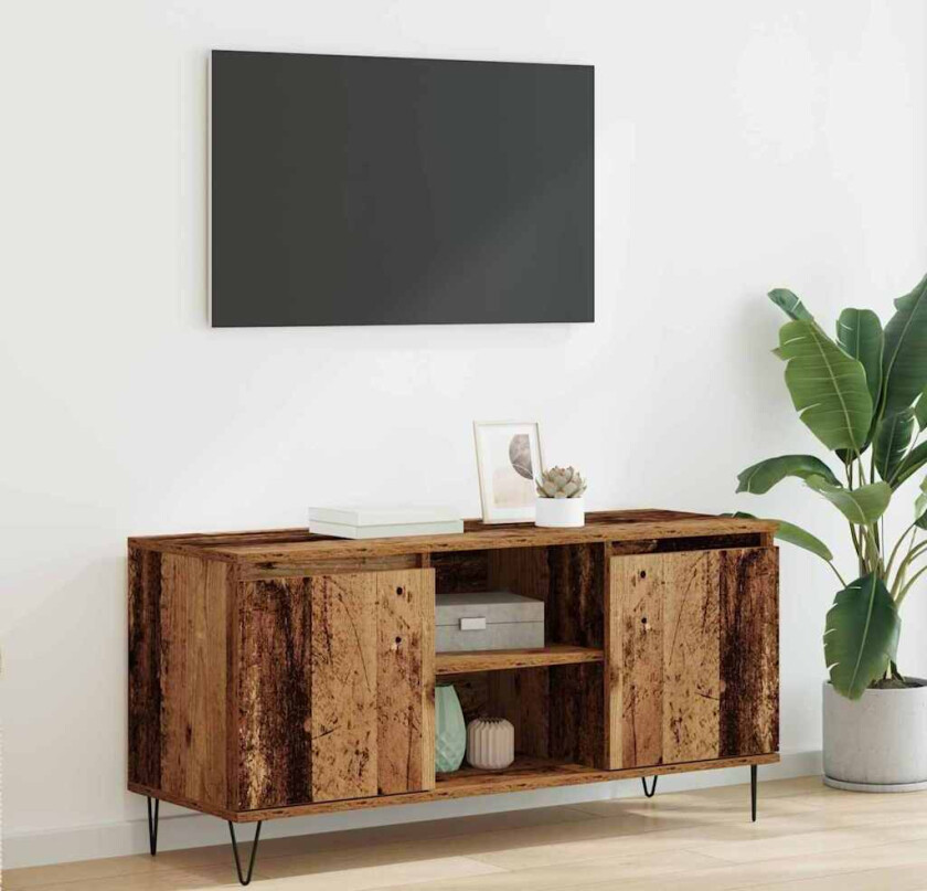 TV-skap Gamle tre 104 x 35 x 50 cm Konstruert tre