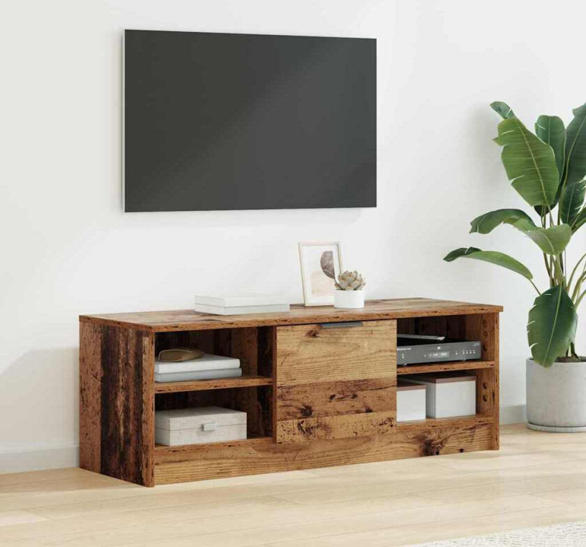 TV-skap Gamle tre 102 x 35 x 36,5 cm Konstruert tre
