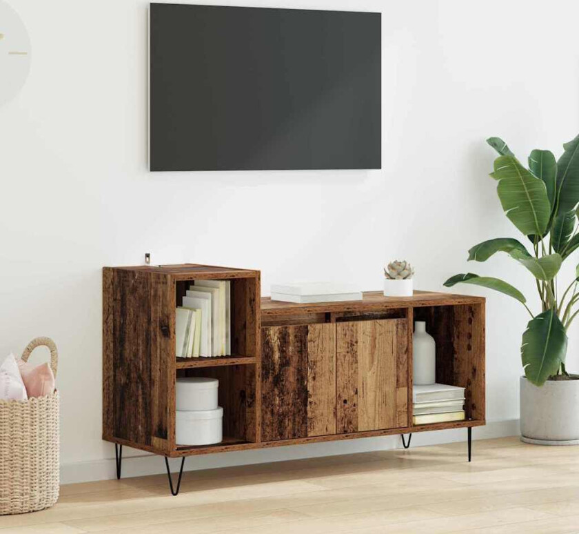 TV-skap Gamle tre 100 x 35 x 55 cm Konstruert tre