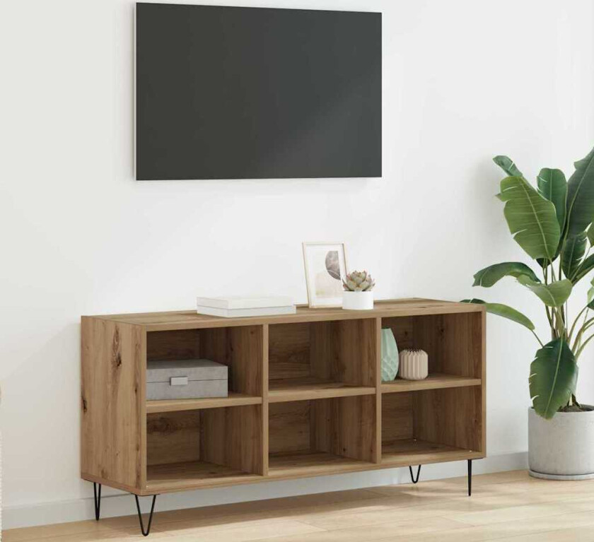 TV-skap Artisan Eik 103,5 x 30 x 50 cm Konstruert tre