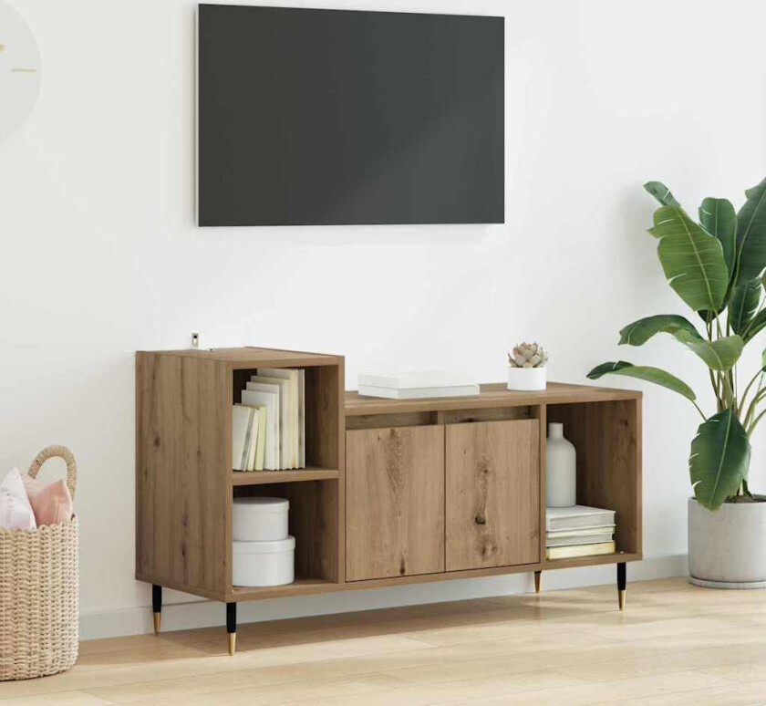 TV-skap Artisan Eik 100 x 35 x 55 cm Konstruert tre