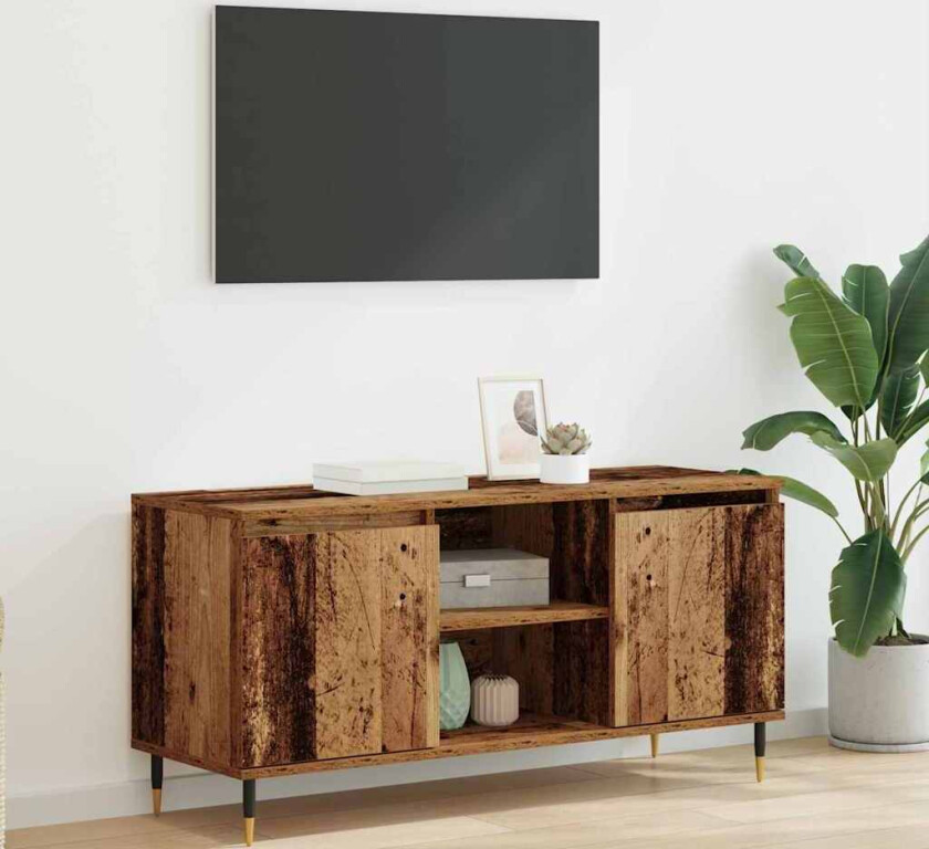 TV-skap Gamle tre 104 x 35 x 50 cm Konstruert tre