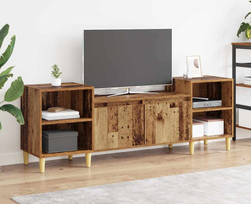 TV-skap Gamle tre 160 x 35 x 55 cm Konstruert tre