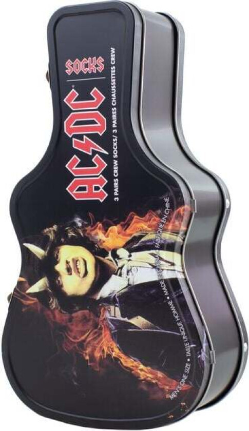 Sokker - Guitar TinBox - EU 40-46 - Herrer - flerfarget