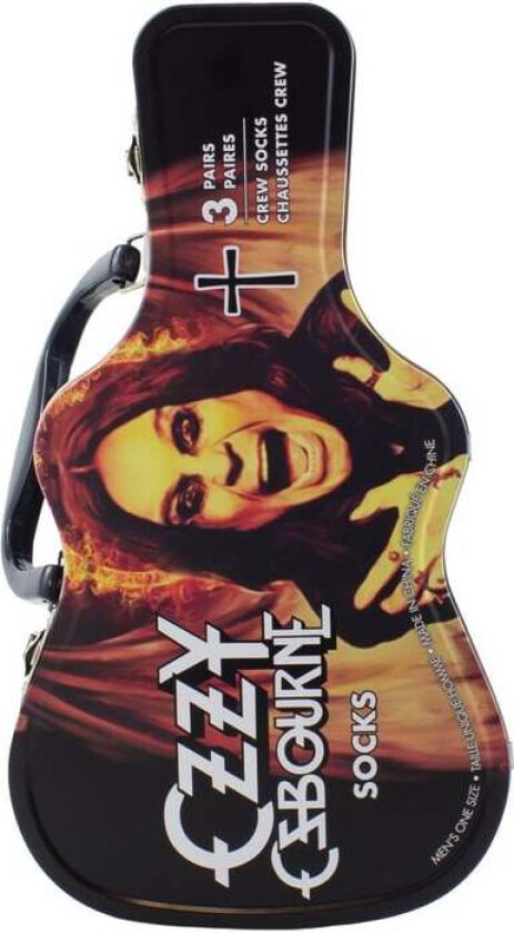 Sokker - Guitar TinBox - EU 40-46 - Herrer - flerfarget