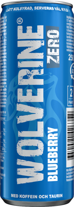 Energidryck Zero Blueberry 25cl