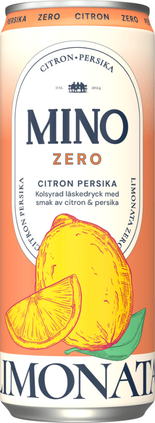 Zero Limonata Citron & Persika 33cl