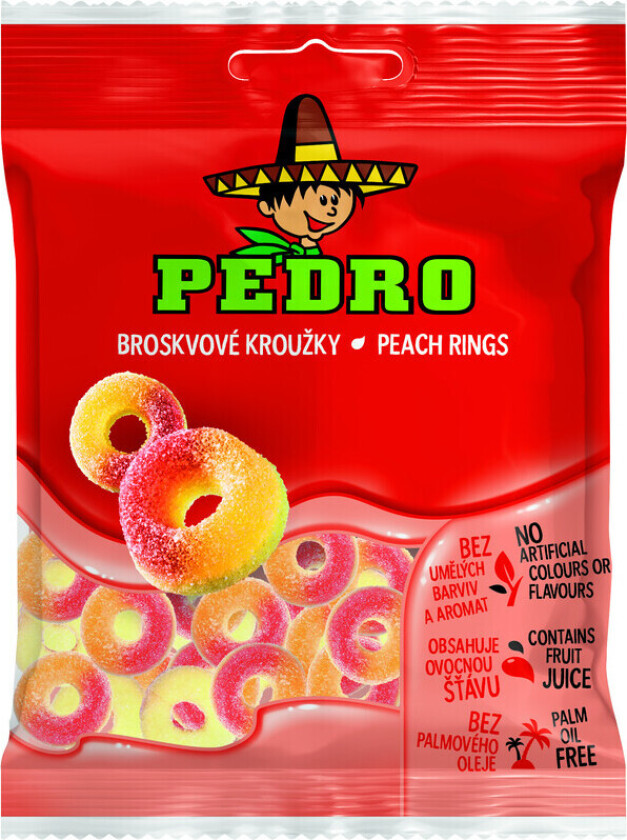 Peach Rings 80g
