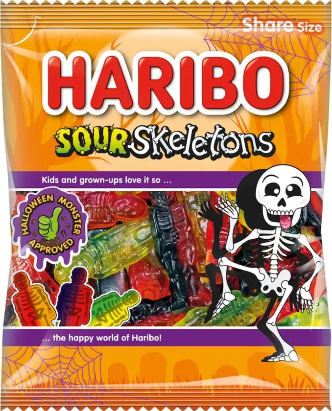 Haribo Sour Skeletons 140g
